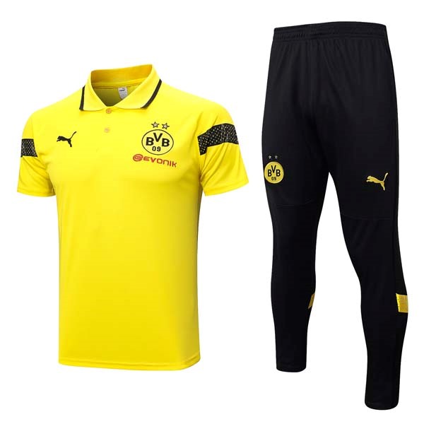 Polo Borussia Dortmund Set Completo 23/24 Giallo